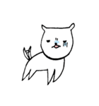 しろいぬ、全力しっぽの日々（個別スタンプ：29）