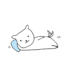 しろいぬ、全力しっぽの日々（個別スタンプ：31）