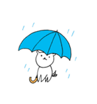 しろいぬ、全力しっぽの日々（個別スタンプ：34）