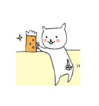 しろいぬ、全力しっぽの日々（個別スタンプ：37）