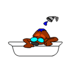Dog with glasses（個別スタンプ：16）