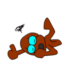 Dog with glasses（個別スタンプ：17）