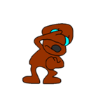 Dog with glasses（個別スタンプ：18）