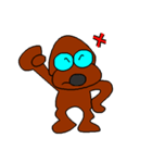 Dog with glasses（個別スタンプ：24）