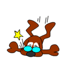 Dog with glasses（個別スタンプ：25）