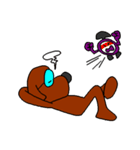 Dog with glasses（個別スタンプ：27）