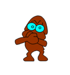 Dog with glasses（個別スタンプ：33）