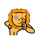 pretty lions（個別スタンプ：10）
