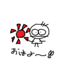 毛が3本（個別スタンプ：1）