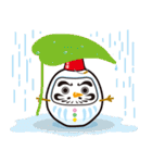 (雪)だるま〜雪だるまに憧れて〜（個別スタンプ：17）