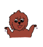 犬の生活☆茶ムク犬（個別スタンプ：25）