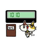 数字で話すねこ（個別スタンプ：10）