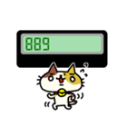 数字で話すねこ（個別スタンプ：17）