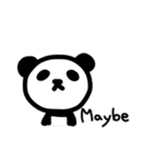 パンダの日常（英語）（個別スタンプ：8）