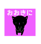 BLACK CAT in 関西（個別スタンプ：3）