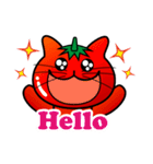 トマト猫 2（個別スタンプ：1）