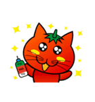 トマト猫 2（個別スタンプ：9）