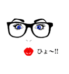 セクシーface Lips ＆ Eyes 1（個別スタンプ：16）
