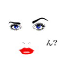 セクシーface Lips ＆ Eyes 1（個別スタンプ：21）