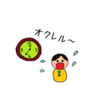 こけし風スタンプ（個別スタンプ：3）
