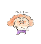 Afro-hair is grandmather（個別スタンプ：4）