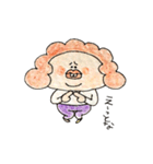 Afro-hair is grandmather（個別スタンプ：14）