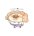 Afro-hair is grandmather（個別スタンプ：21）