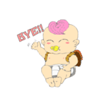 Pink Hair Baby（個別スタンプ：8）