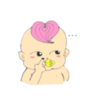 Pink Hair Baby（個別スタンプ：20）