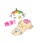 Pink Hair Baby（個別スタンプ：22）