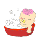 Pink Hair Baby（個別スタンプ：32）