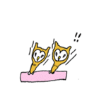 ねこふくろうのふくろうスタンプ（個別スタンプ：11）