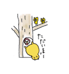 ねこふくろうのふくろうスタンプ（個別スタンプ：20）