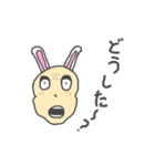 耳がウサギっぽい爺ちゃん（個別スタンプ：31）