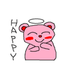 Pink Bear Angel（個別スタンプ：2）