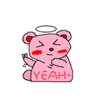 Pink Bear Angel（個別スタンプ：11）