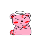 Pink Bear Angel（個別スタンプ：15）