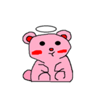 Pink Bear Angel（個別スタンプ：16）