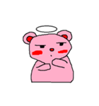 Pink Bear Angel（個別スタンプ：17）