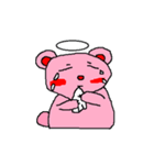 Pink Bear Angel（個別スタンプ：20）