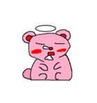 Pink Bear Angel（個別スタンプ：26）