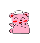Pink Bear Angel（個別スタンプ：33）