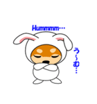 豆柴ウサギ（個別スタンプ：11）