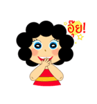 AMA Girl (Thai)（個別スタンプ：12）