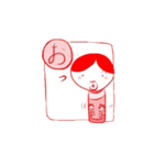 かきくけこけし帳（個別スタンプ：5）