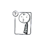 かきくけこけし帳（個別スタンプ：6）