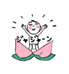 けしごむ版画スタンプ（個別スタンプ：9）