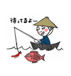 けしごむ版画スタンプ（個別スタンプ：34）