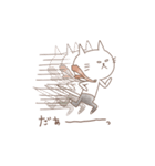 しろねこ家族 パパ編（個別スタンプ：27）