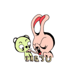 The Black Eyed Rabbit（個別スタンプ：34）